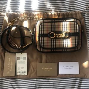 Burberry Check Link Camera Bag